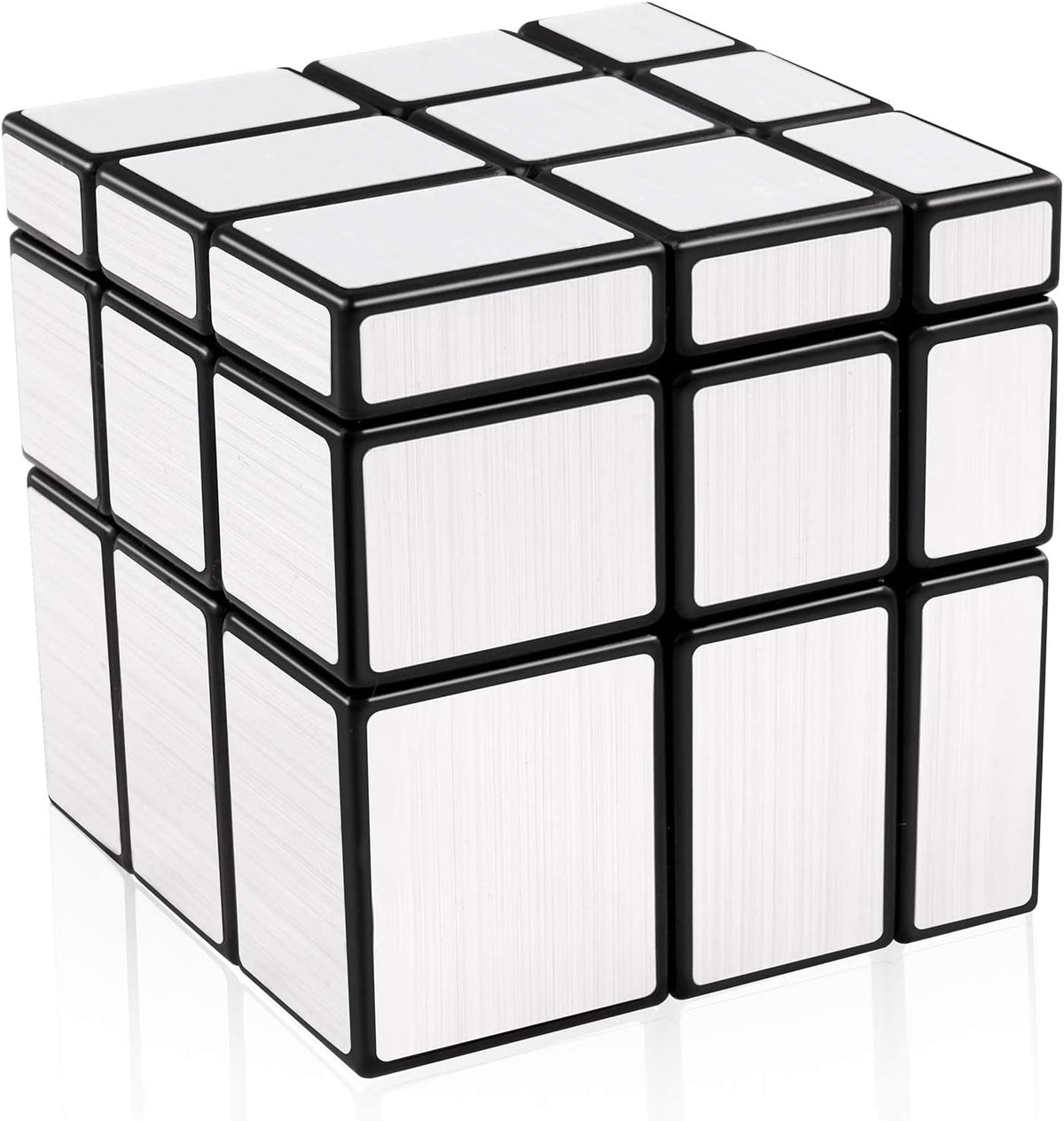 D-FantiX Shengshou Gold Mirror Cube 3x3x3 - Silver