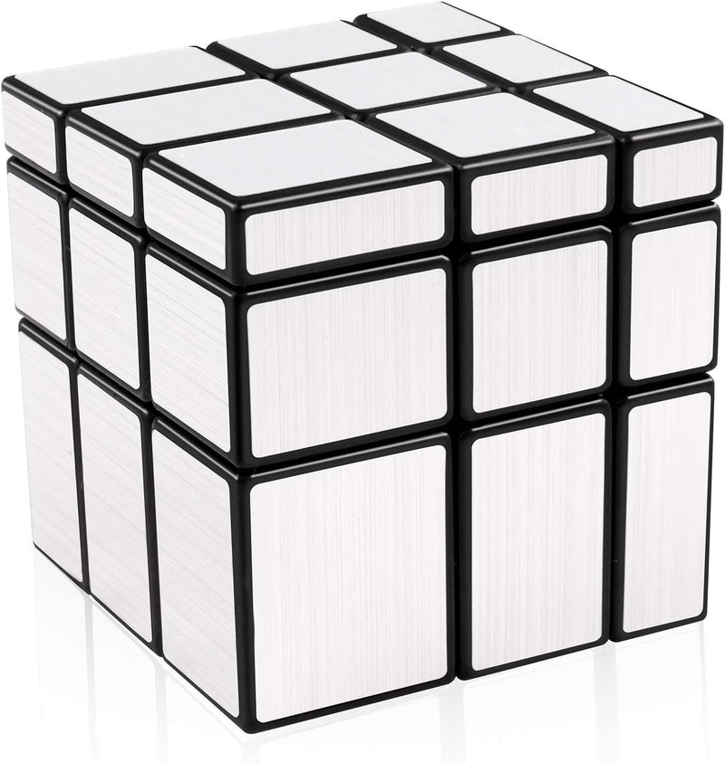D-FantiX Shengshou Gold Mirror Cube 3x3x3 - Silver