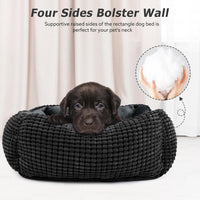 MIXJOY Dog Bed for Large Medium Small Dogs - Black / L(30’’x 24’’x 9’’) - image 2