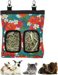 RIOUSSI Guinea Pig Hay Feeder - Bigflowers / M - 13"x9"x2"