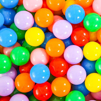 Ball Pit Balls for Toddlers, Crush Proof - Rainbow Colors / 200 balls