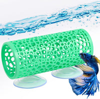Abizoo Betta Fish Tunnel & Reptile Hide - Mint Green