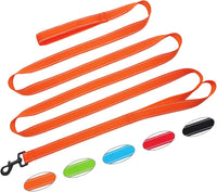 10FT Dog Leash with Traffic Handle Reflective Large Medium Dogs – Essentials for Dogs - 10ft x 1 in / orange