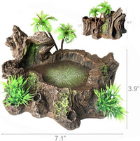PINVNBY Reptile Water Dish, Snake Water Bowl - Smooth - image 2