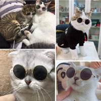 2pcs Random Color Small Cat Kitten Glasses Pet Glasses Dog Sunglasses - image 3