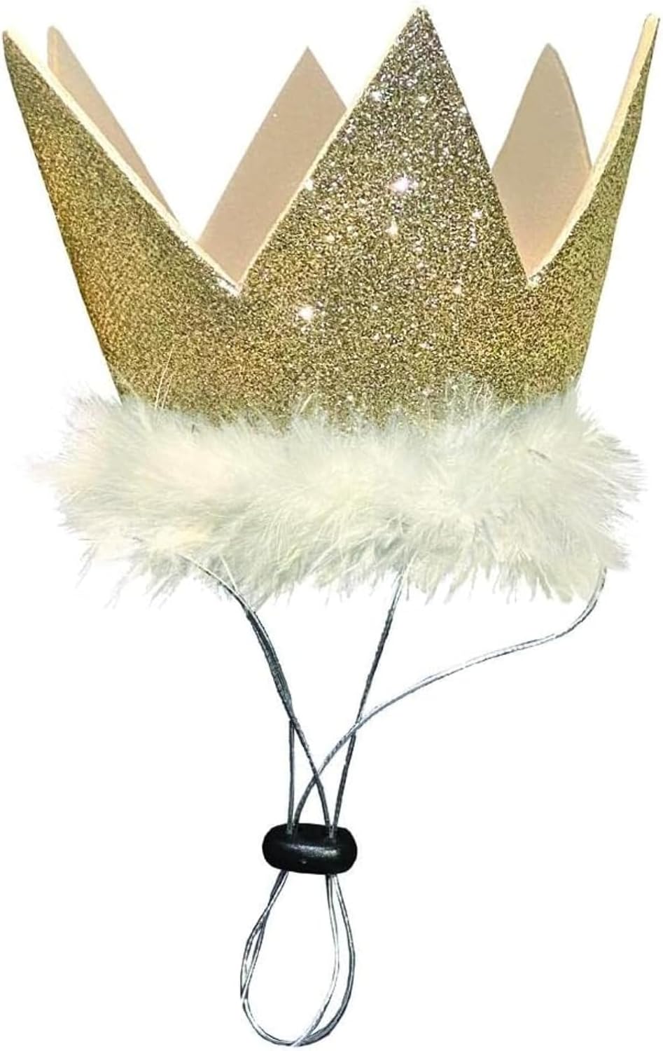 Huxley & Kent Party Crown Hat for Dogs & Cats - Small / Gold