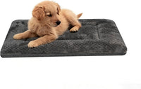 Dog Bed Mat 24x18, Washable Flat Pet Bed - 30x19" / Dark Gray