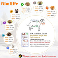 Gimilife Dog Coat, Waterproof Reflective Warm Dog Jacket Clothes for Winter – Essentials for Dogs - Red / 3XL ( 80+ LB | 26.77"Neck Girth ) - image 2