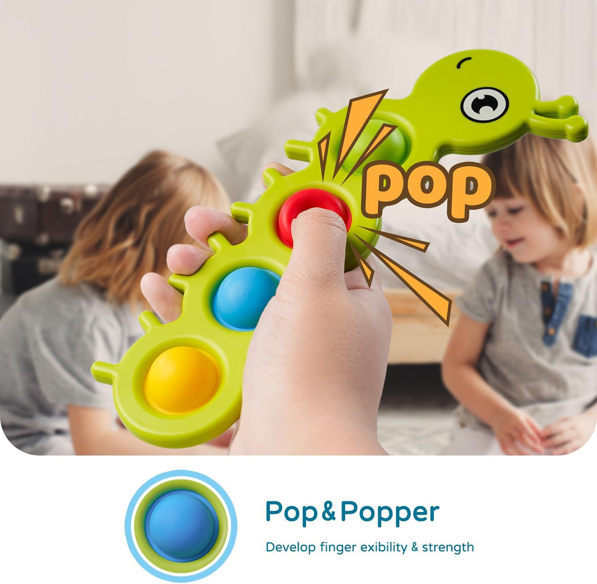 LiKee Fidget Popper Baby Toy - image 3