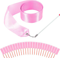 12PCS Red Dance Ribbons, Red Party Favors - Light Pink 12PCS - image 3