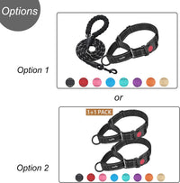 Haapaw Escape-Proof Martingale Dog Collar - Black / M / 2-Pack Collars - image 2