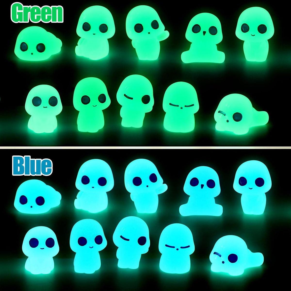 CCINEE 20Pcs Glow in Dark Tree Elves Fairy Luminous Ghost Micro - Cute - image 4