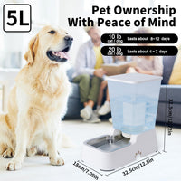 Meikuler Pets Auto Feeder 5.2L - White - image 4