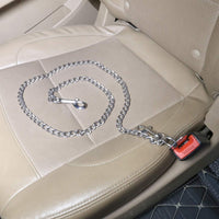 Stainless Steel No Chew Dog Car Seatbelt Pet Vehicle Safety Restraint - 25.5 inches - image 4