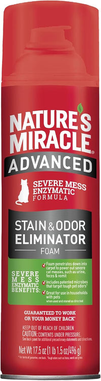 Nature's Miracle Advanced Cat Stain & Odor Eliminator Foam