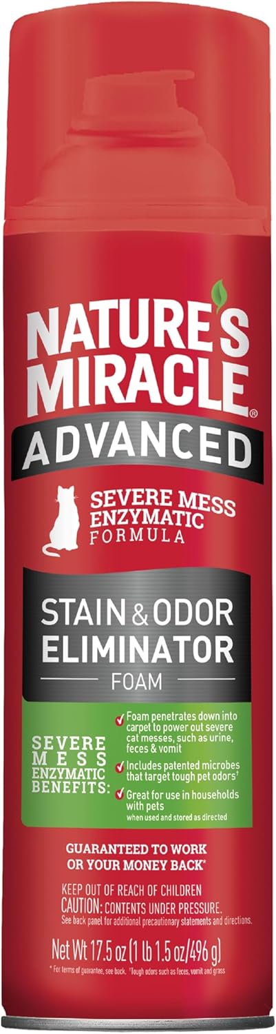 Nature's Miracle Advanced Cat Stain & Odor Eliminator Foam