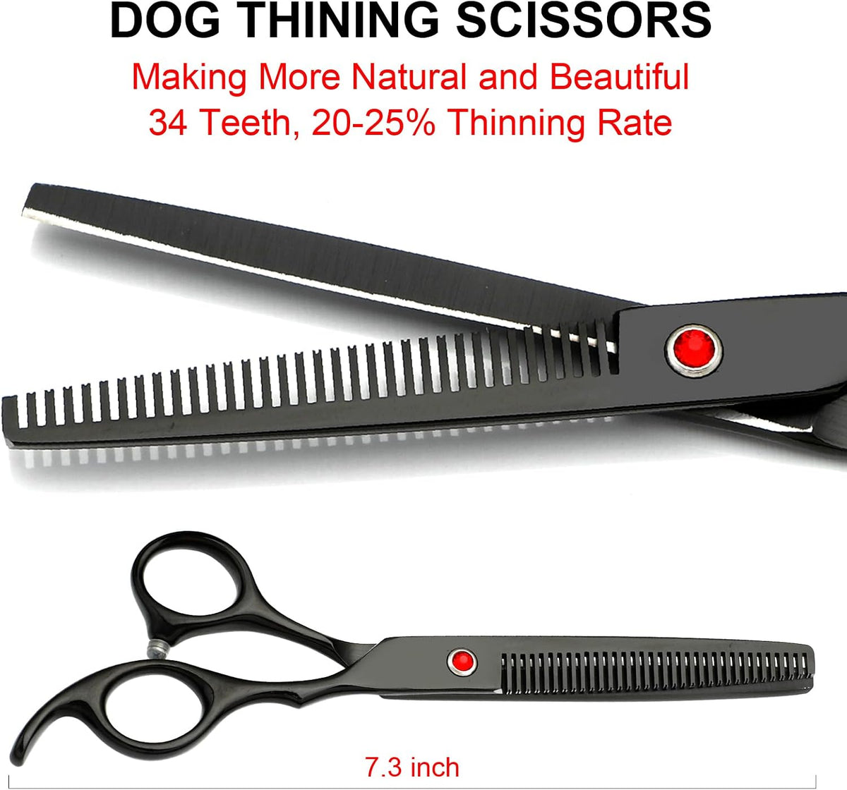 TINMARDA Dog Grooming Kit - Black / 5 Piece - image 2