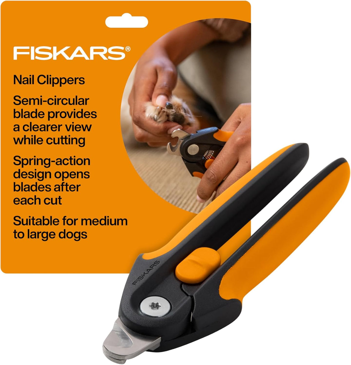 Fiskars Pet Large Nail Clippers - Large (Pack of 6)