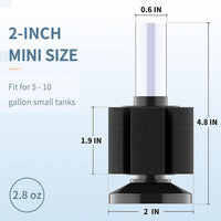 Pawfly Aquarium Sponge Filter - Up to 10 Gal - image 3