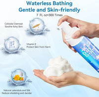Waterless Cat Shampoo, No Rinse Foam Cat Bath - Dry Shampoo with Brush - image 3