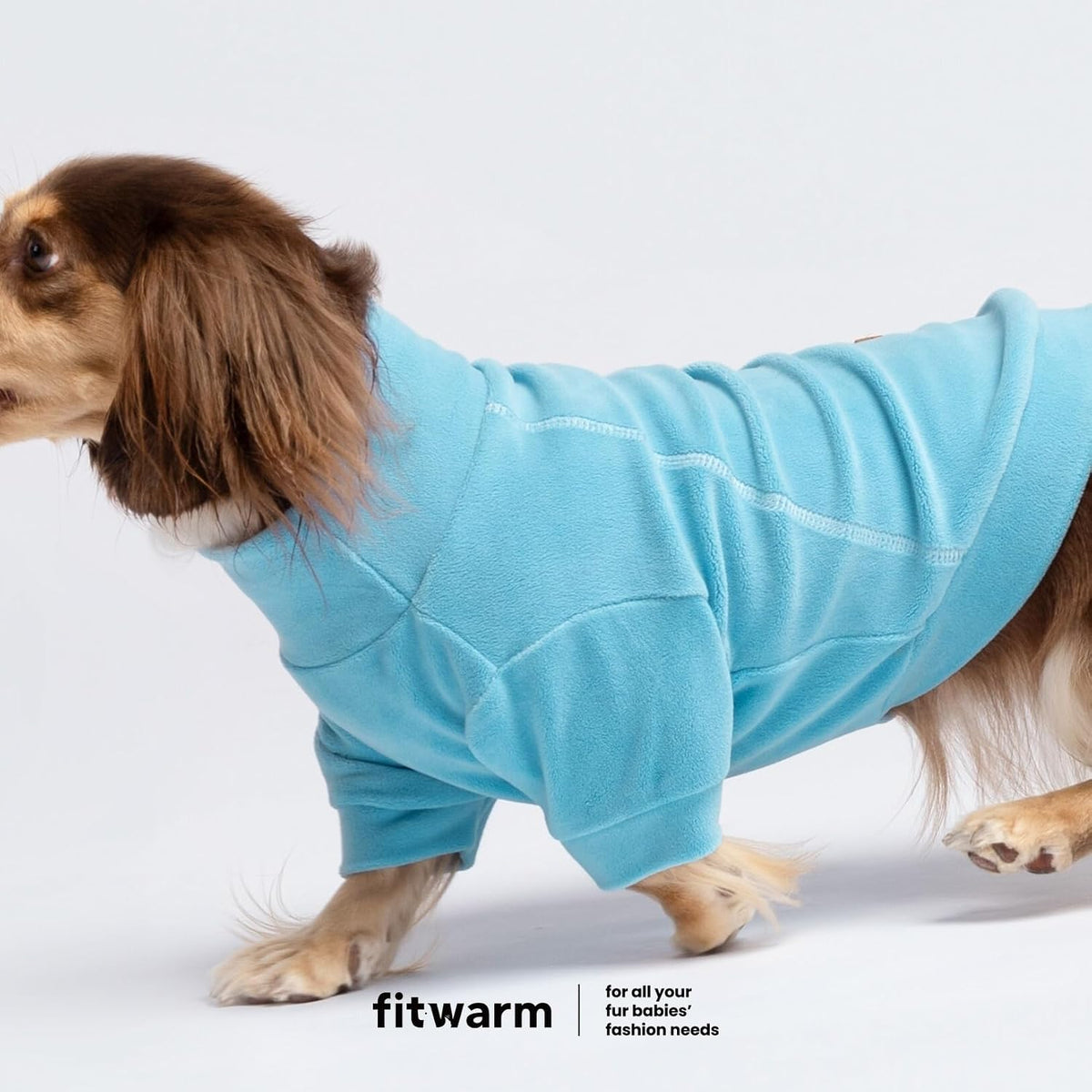 Fitwarm 3 Pack Classic Fleece Dog Sweater - X-Large / Blue-Grey-Navy - image 3
