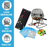 Regal Games Deluxe Bingo Game Set with Cage, Board, Balls - Deluxe 50 Card - image 3