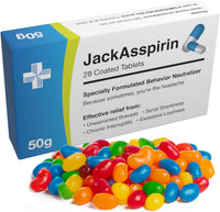 Funny Prank Pill Box Candy, Gag Gifts for Men - Jack Asspirin
