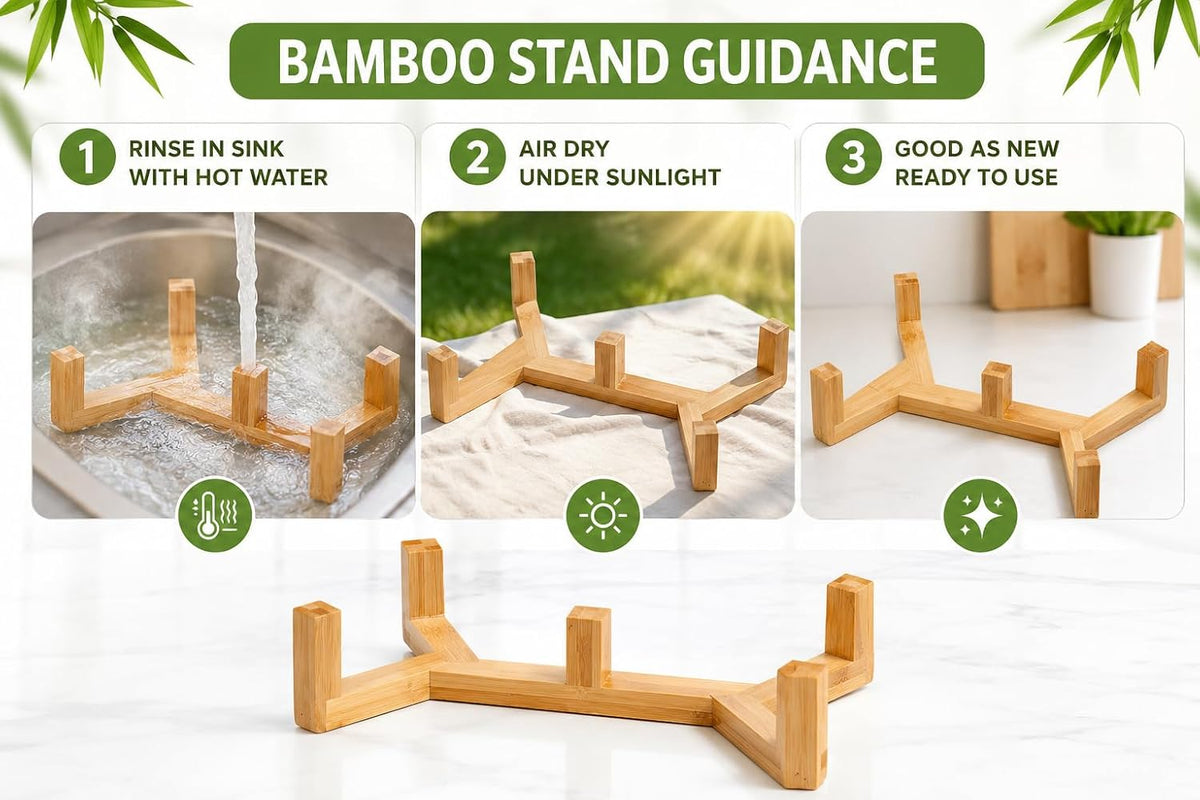Ceramic Cat Dog Bowl Set with Stand - Rust Green / 400ML*2 - image 4