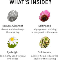 Eye Envy Tear Stain Remover Powder for Dogs and Cats. 100% Natural, Safe. Apply Around Eyes. Absorbs and Repels Tears. Keeps Area Dry. Treats The Cause of Staining. Made in The USA (2.5 oz)