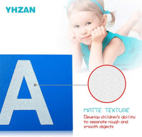 YHZAN Montessori sandpaper letters tactile alphabet set with upper and lower case letters - view 4