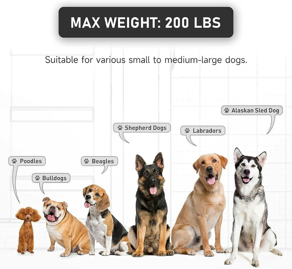 Inflatable Large Dog Water Ramp Float Floating Ramp-Swimming Pets Up - 200 Pounds Black - image 2