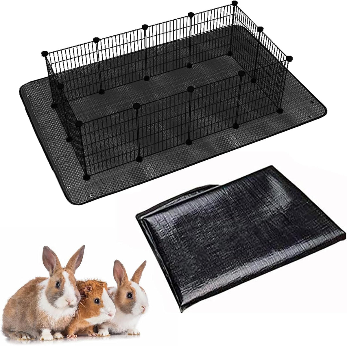Oncpcare Waterproof Pet Playpen Mat 59"x39" - 59x39 in (1pcs)
