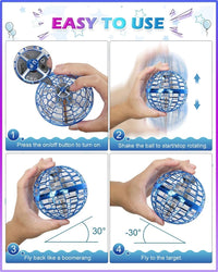 ATHLERIA Magic Flying Orb Ball, Boomerang Hover Balls - Flying Ball Only / Pink - image 2