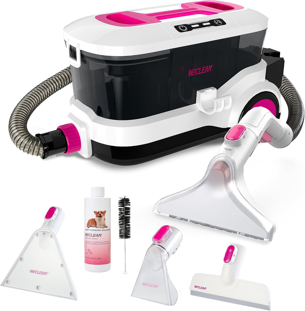 WECLEAN Carpet Cleaner Machine, Portable Spot Cleaner for Couch - Pink