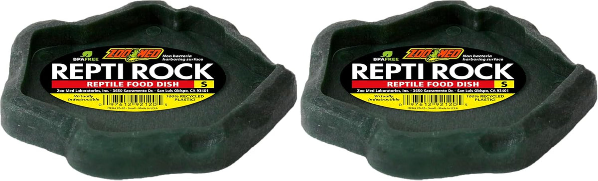 Zoo Med Laboratories Repti-Rock Food Dish - 0.32 Ounce (Pack of 2)