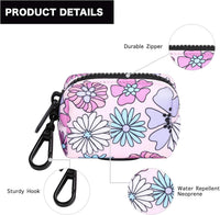 Petmolico Dog Poop Bag Holder Dispenser 2 Pack, Pink Rose – Essentials for Dogs - Colorful Daisy - image 3