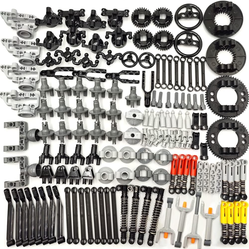 dspitwod 420 piece technic parts set with liftarms, beams, axles and connectors