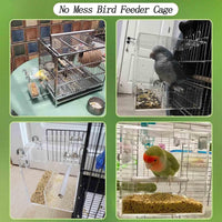 No Mess Bird Feeder for Cage - Large - image 3
