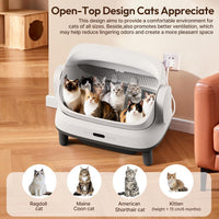 Happypaw XXXL Open-Top Automatic Self Cleaning Litter Box - image 4