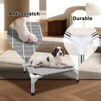 Elevated Pet Bed Dog Cot, Raised Pet Bed for Small Dogs - Small-Open - image 2