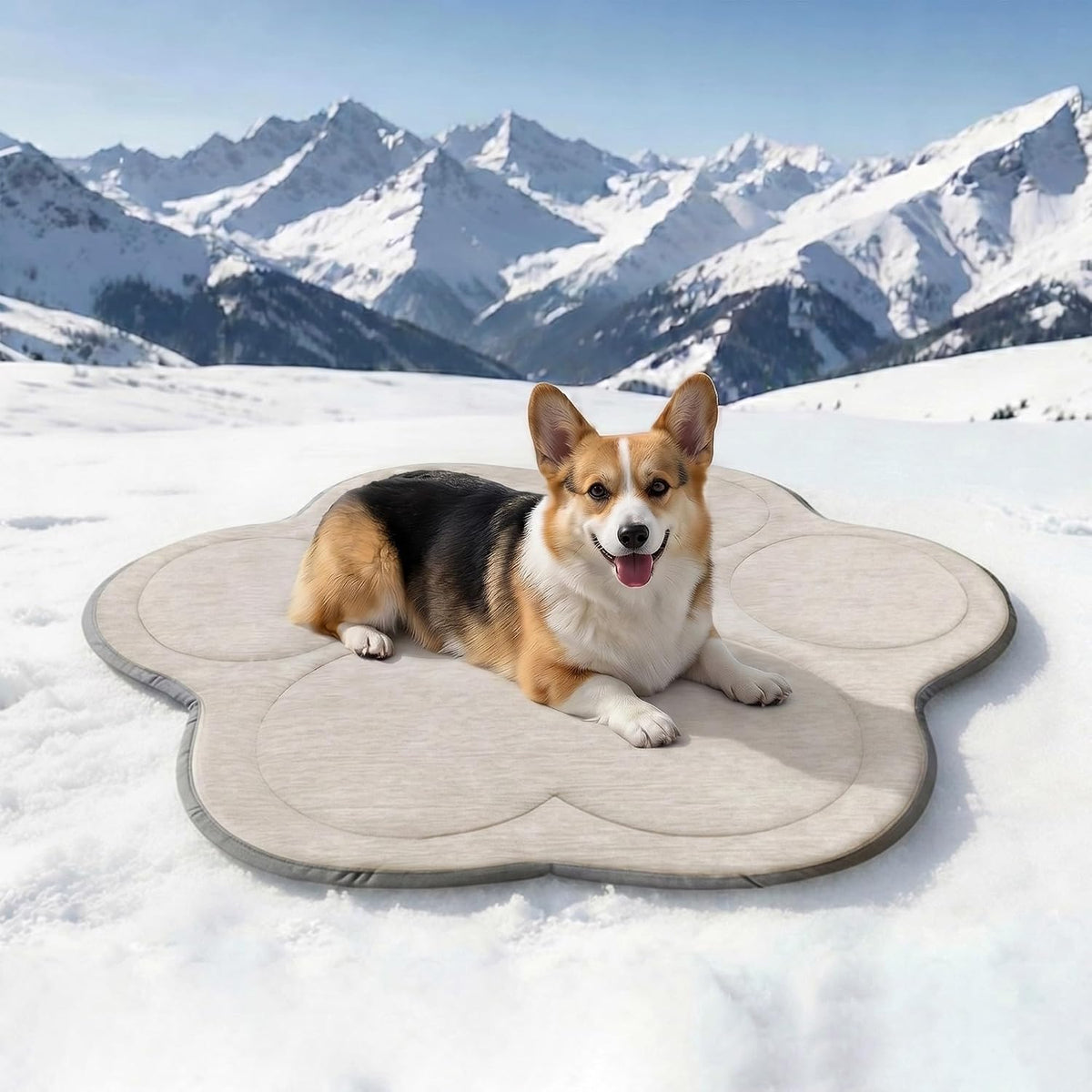 Dog Cooling Mat Self Coolings Foldable Cooling Pad for Dog in Summer - GRAY / Large-36"L x 32"W