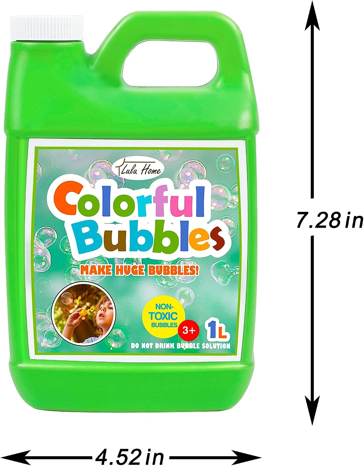 Lulu Home 33.8 OZ/1 L Concentrated Bubble Solution - Grass Green - image 2