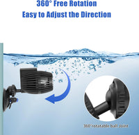 AQUANEAT Circulation Pump, 800GPH Aquarium Wave Maker - 2100 GPH - image 4