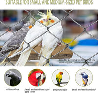 Bird Toys, Natural Parrot Toys for Small Macaws, Budgies, Lovebirds, Finches, Small and Medium Sized Birds Peppercorn Wood Apple Tree Perch Wood Set