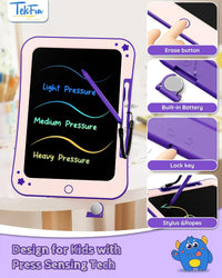 TEKFUN 2 Pack LCD Writing Tablet with Stylus - Purple / 10 inches - image 3