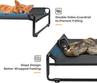 Veehoo Outdoor Elevated Dog Bed - Black / 43.7"L x 30.3"W x 9.4"Th - image 2