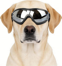Medium Clear Dog Goggles Eye Protection - Style Black / Large