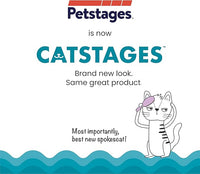 Catstages Dental Banana Cat Toy with Catnip, Interactive Chew for Healthy Teeth and Gums, Engages Hunting Instincts, Durable Indoor Play for Cats, Yellow