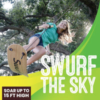 Swurfer Stand Up TreeSkate Outdoor Swing - Bamboo-limited Edition - image 2