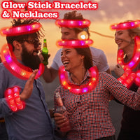 Kannove purple light up glow stick pop tubes, 12 pack - view 27